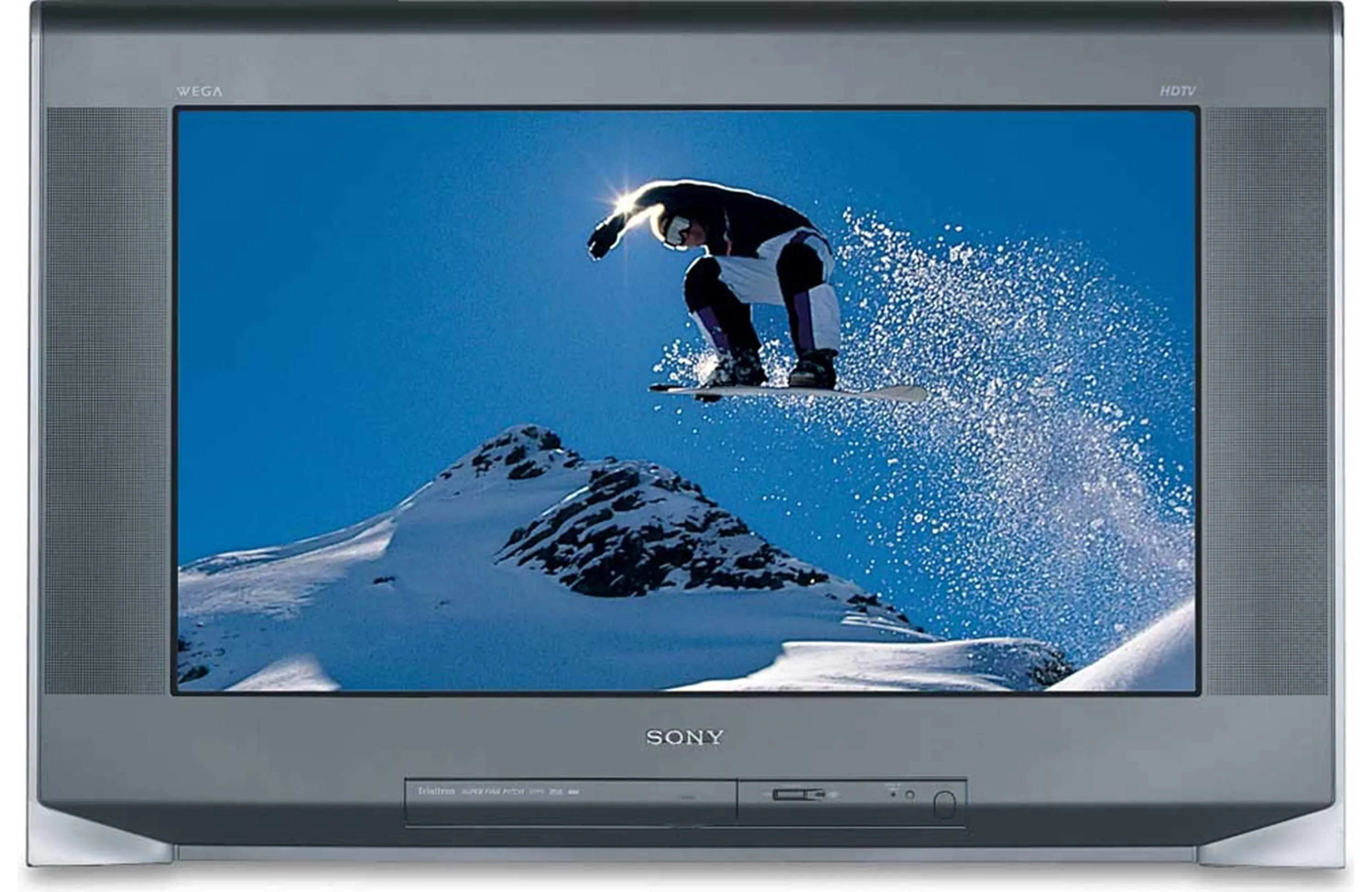 Mẫu TV CRT HD Sony KD-30XS955, đại diện cho màn hình ống tia âm cực độ nét cao lý tưởng cho PS3 và Xbox 360