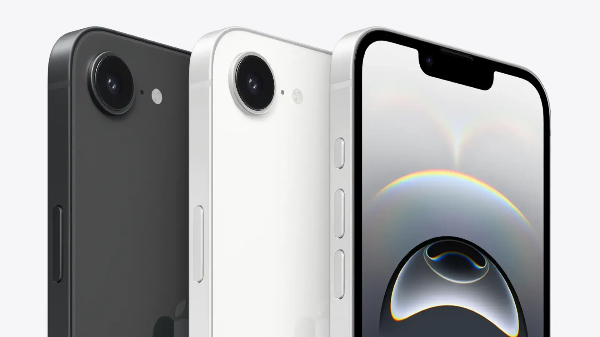 Mô phỏng iPhone 16e với thiết kế notch truyền thống, tượng trưng cho mẫu iPhone giá cả phải chăng của Apple.