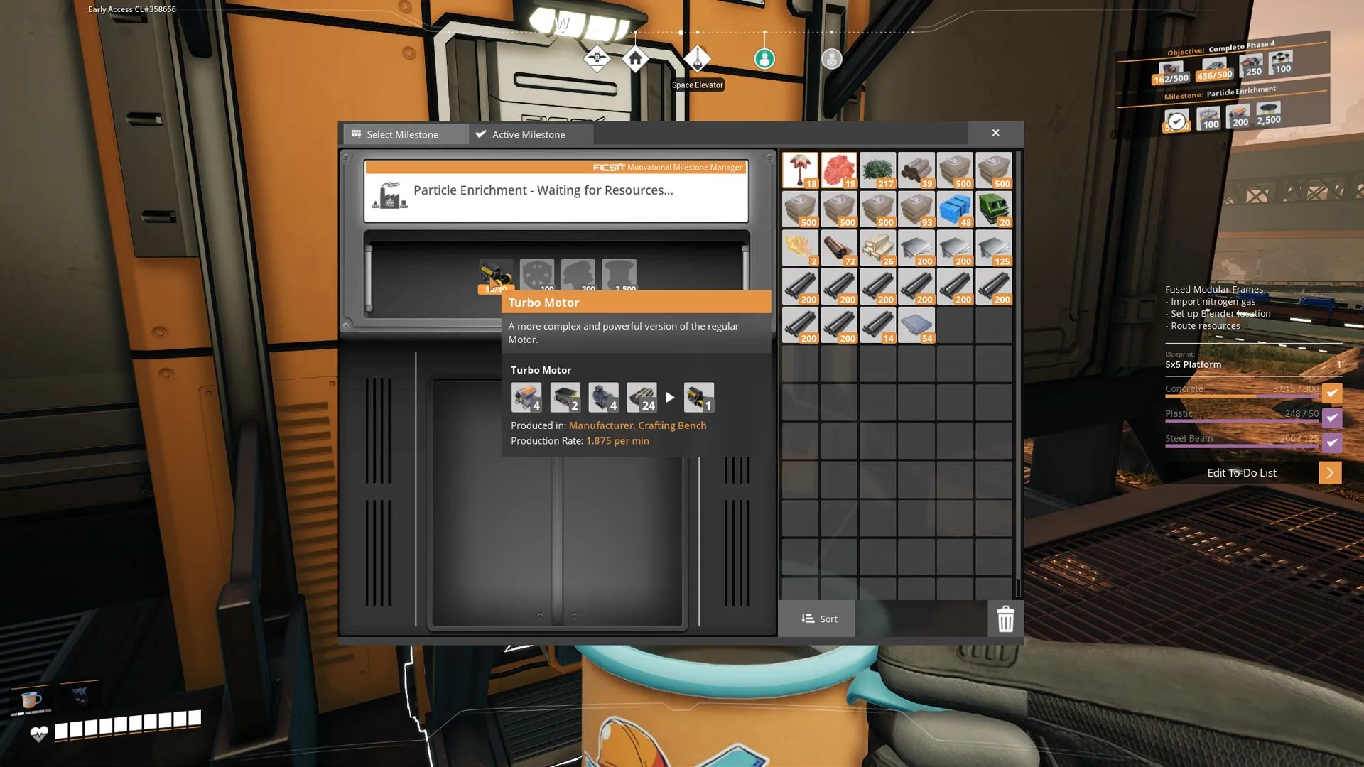 Quá trình chế tạo động cơ turbo phức tạp trong tựa game Satisfactory