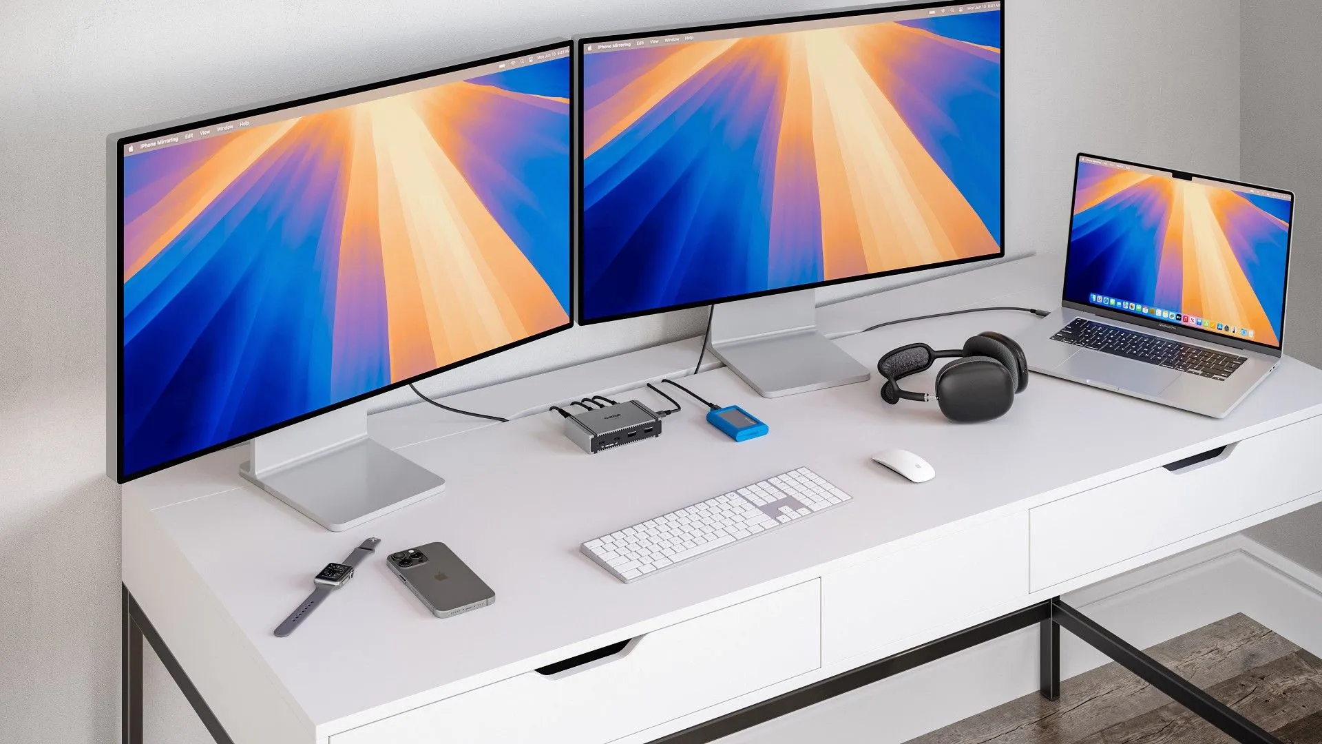 Thiết lập đa màn hình trên máy Mac sử dụng CalDigit Element 5 Hub, tối ưu cho năng suất và giải trí