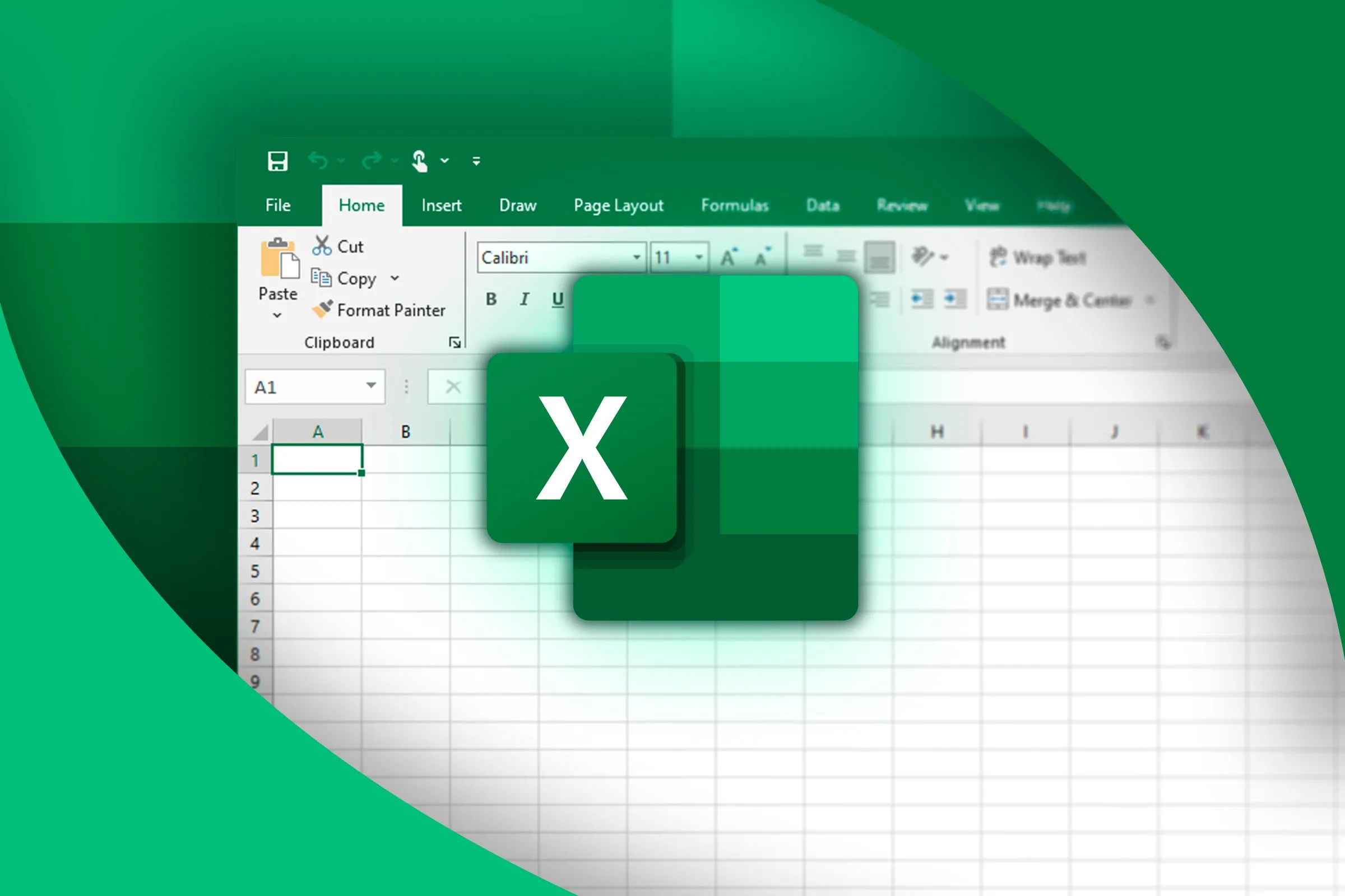 Biểu tượng Excel trên bảng tính, minh họa việc sử dụng bảng để quản lý dữ liệu