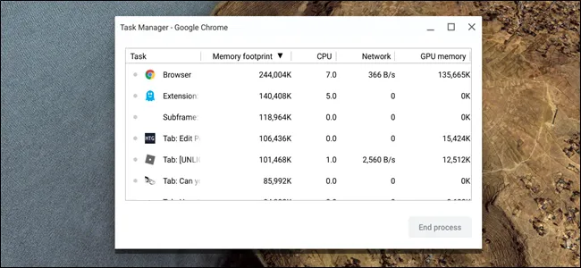 Giao diện ChromeOS với các cửa sổ ứng dụng đang mở