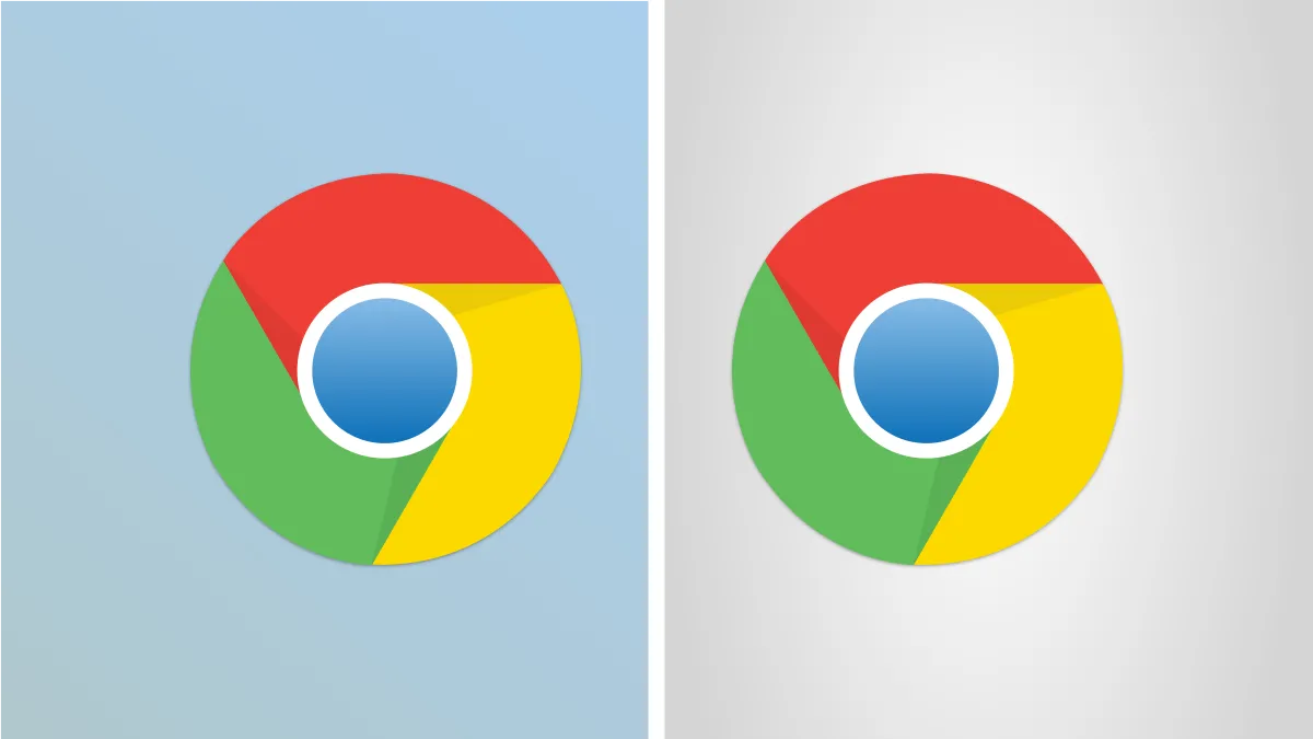 Hai logo Chrome đặt cạnh nhau tượng trưng cho tính năng chia màn hình
