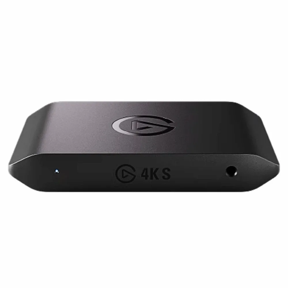 Hình ảnh cận cảnh card thu hình Elgato Game Capture 4K S đặt trên nền trắng