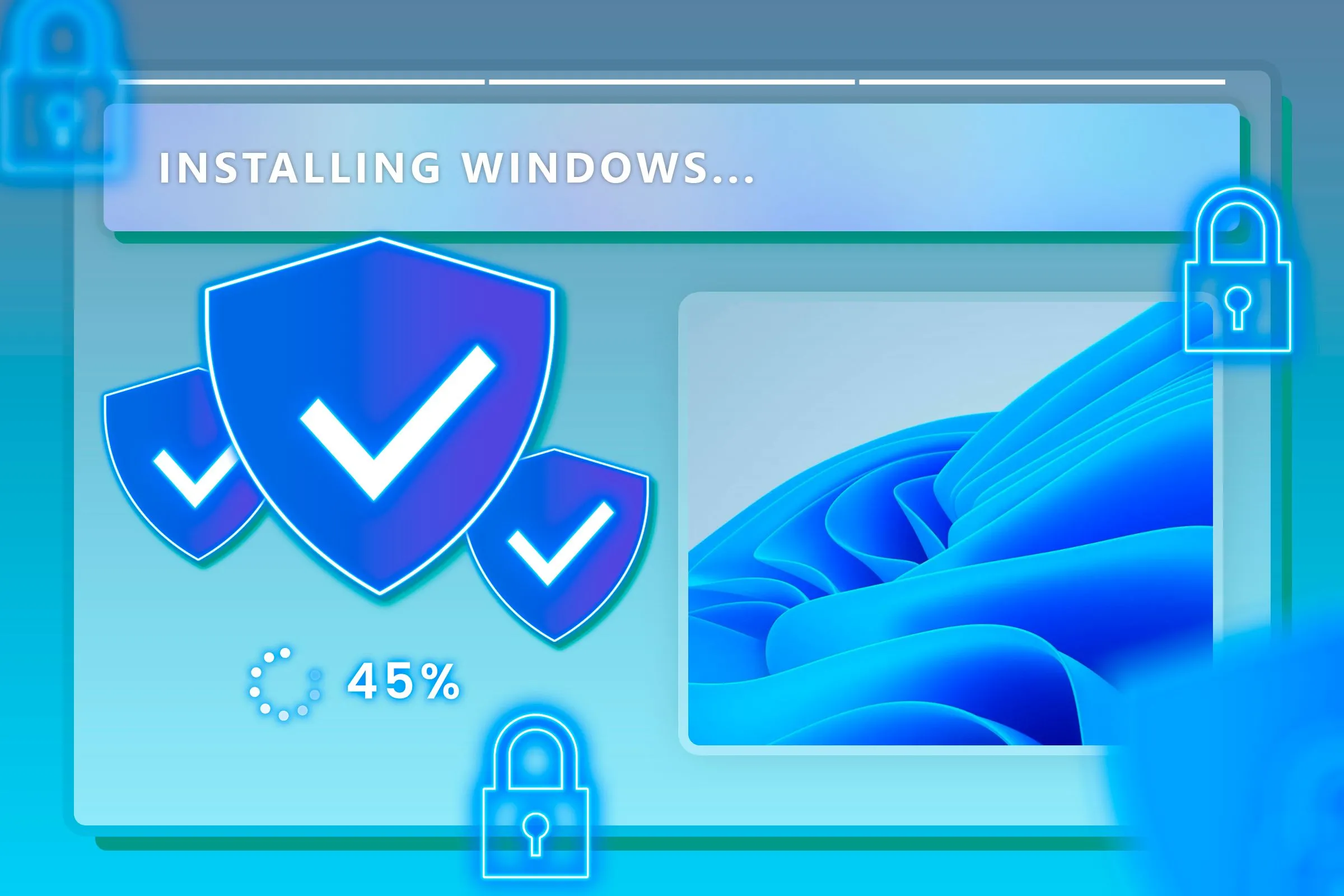 Màn hình cài đặt Windows 11 với các tùy chọn riêng tư và bảo mật, minh họa chính sách thu thập dữ liệu.
